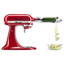 To see more kitchenaid attachments and other kitchenaid branded products i have tested (many of which test positive for lead when tested with an xrf i am considering ordering the stainless steel attachments. Kitchenaid Stainless Steel Spiralizer Attachment For Kitchenaid Mixer Ksm1apc The Home Depot