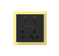 86 Type 10A 250V Five-hole Electrical Wall Socket Outlets ...