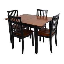 Modern design dining room outdoor furniture tempered glass counter height dining table set. Buy Bob S Discount Furniture Kitchen Table And Chairs Off 67