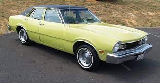 1974 Ford Maverick So Many New Cars Of This Era Sported The Ever Popular Golds And Browns It S Nice To See One In This Great Shad Ford Maverick New Cars Ford