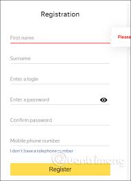 Instructions For Registering An Account Yandex Mail
