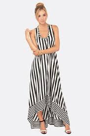 Black And White Vertical Striped Skirt Outfit Stripe Up The Band Black And White Striped Maxi Dress Vertical Striped Dress Maxi Dress Beautiful Black Dresses