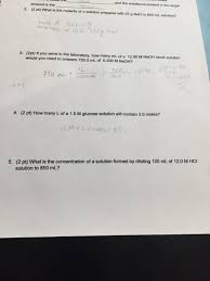 Determine how many moles of sodium hydroxide you have in that many grams. Solved What Is The Molarity Of A Solution Prepared With 2 Chegg Com
