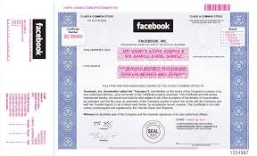 To understand this , let's see the fundamentals of a company that is growing at an incredible rate over. Facebook Stock Certificate This Is What A Real Share Looks Like Photo Huffpost