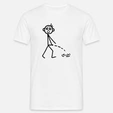 Mann beim Pinkeln' Männer T-Shirt | Spreadshirt