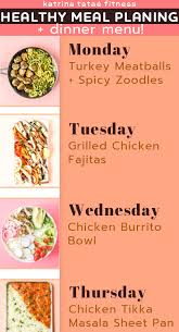 Healthy Dinner Starter Kit Clean Eating Grocery List Clean Eating Meal Plan Clean Eating Challenge