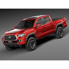Toyota Tacoma Trd Double Cab 2016 3d Model Toyota Tacoma Tacoma Trd Toyota Tacoma Trd
