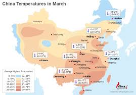 China Weather In March Average Temperature In Major Chinese