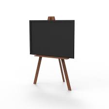 Max Blackboard Board Stand 3d Model Board Stand Blackboards Standing