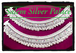 Silver Anarkali Anklets Silver Anklets Silver Anklets