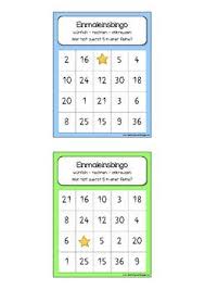 Hier kannst du dir bingo scheine ausdrucken. Einmaleins Bingo Bis Reihe 6 Einmaleins Mathe Unterrichten Kinder Mathe
