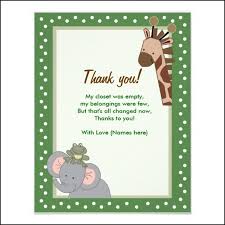 Examples of baby shower thank you notes. Thank You Baby Quotes Quotesgram