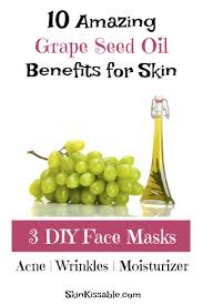 Method to use grape seed oil to strengthen the hair: 10 Great Benefits Of Grapeseed Oil For Skin Face Hair 3 Diy Masks