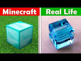 You can survive almost any attack in minecraft, i highly disagree, and if you are talking about real life, it's still pretty tough, and plus, you are saying any bullet could penetrate it, i'm not so sure, it would be pretty tough for a tiny 9mm. Diamond Block In Real Life Minecraft Vs Real Life Animation Challenge Ø¯ÛŒØ¯Ø¦Ùˆ Dideo