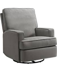 Sidney bonded leather swivel glider recliner. Amazing Sales On Baby Relax Addison Swivel Gliding Recliner Gray