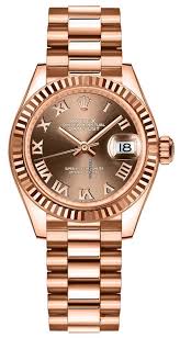 Rolex yellow gold and diamond ladies pearlmaster watch. Rolex Lady Datejust Rose Gold Chrono24 Com