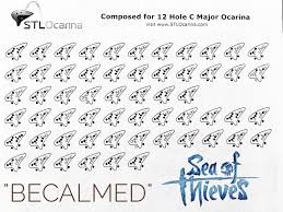 Becalmed Sea Of Thieves Sheet Music Epic Sheet Music