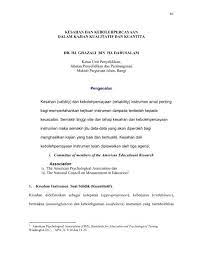 Maybe you would like to learn more about one of these? 61 Kesahan Dan Kebolehpercayaan Dalam Kajian
