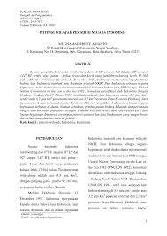 Indonesia merupakan negara dengan kekayaan laut yang begitu besar. Pdf Potensi Wilayah Pesisir Di Negara Indonesia