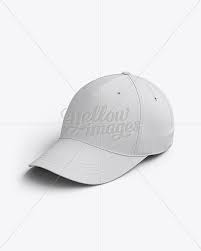 Baseball Cap Mockup Halfside View In Apparel Mockups On Yellow Images Object Mockups
