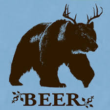 Bear Deer Beer T Shirt Funny T Shirts Beer Tees Bear Deer Beer Funny Beer Shirts Beer Tshirts