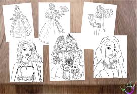 69 desenhos de barbie para colorir e pintar. Desenhos De Colorir Barbie No Elo7 Tipoart 11bc616