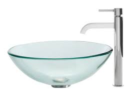 kraus bathroom combos glass circular