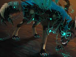 Commish Warm Lightning By Velkss On Deviantart Wolf Spirit Animal Mystical Animals Anime Wolf Drawing