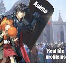 Anime The Rising Of The Shield Hero Don T Click Here Huntinganime You Might Follow Us Anime Hero Meme Anime Memes Funny