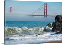 New york city statue of liberty digital art poster. Large Wall Art San Francisco Canvas Print San Francisco City Wall Art Early Morning Fog Engulfing Golden Gate Bridge Wall Decals Art Collectibles Prints Delage Com Br