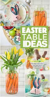 While spring decorations like easter eggs, bunnies, and carrots are nice, the real meaning of the easter can get lost. Simple Easter Table Ideas Fork And Beans