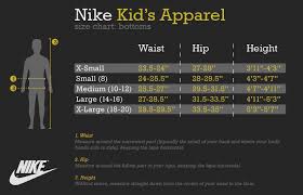 Nike Size Chart Clothing Www Bedowntowndaytona Com