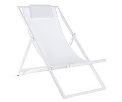 35 cm x 15 cm x 7 cm. Sklopiva Stolica Za Plazu Taylor White Tall Vivre Hr