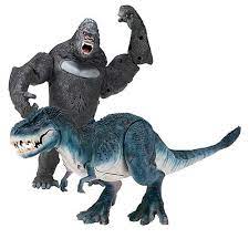 My son loved this toy. Buy Kong The 8th Wonder Of The World Roaring Bull V Rex Ravager Lizard King Online At Low Prices In India Amazon In
