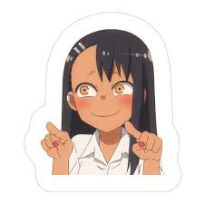 Amazon.com: Please Don't Bully Me Nagatoro San3 Sticker Pack 6 (3 Size 2  Inch + 3 Size 3 Inch) : מוצרי חשמל