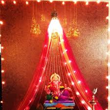 Ganpati Decoration Decoration For Ganpati Ganapati Decoration Ganpati Decoration At Home