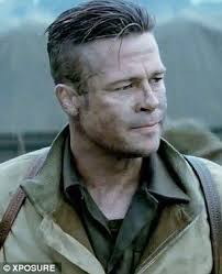 Brad Pitt Reveals He Picked A Fight With Scott Eastwood On Set Of Fury Fury Haircut Military Haircuts Men Brad Pitt Fury Haircut