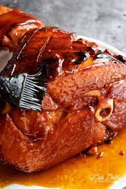 Brown Sugar Mustard Glazed Ham Recipe Cafe Delites