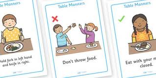 Table Manners Rules Display Posters Table Manners Rules Display Poster Table Manners Manners Rules Display Poster Si Table Manners Manners For Kids Teaching Manners
