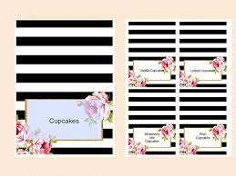 Editable Food Label Cards Black White Floral Bridal Shower Etsy Bridal Shower Labels Etsy Bridal Shower Bridal Shower Games