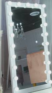 21 Bulb Standing Vanity Mirrors