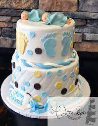 Baby Shower Cakes For Twins