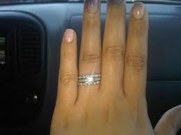 Show Me Your Mismatched E Ring And Band Weddingbee Stacked Wedding Bands Double Wedding Bands Stacked Wedding Rings