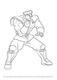 Learn How To Draw M Bison From Street Fighter Street Fighter Step By Step Drawing Tutorials Street Fighter Fighter Bison Art