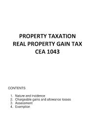 Real property is defined as any land situated in malaysia and any interest, option or other right in or over such land. Rpgt Expense Taxes