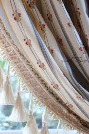 Accentuate the rooms in your home with curtains, which come in a variety of colors, styles, and lengths. French Ticking Stripe Drapes French Country Cottage French Country Fabric French Country Curtains French Ticking Stripe