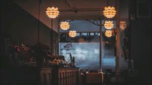 Rainy Day At The Coffee Shop Ambiance 8 Hours Of Rain Background Chatter And Jazz Music Youtube Restaurant Interior Restaurant Lighting Restaurant