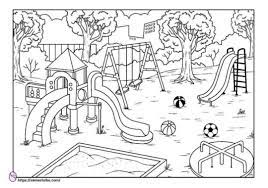 Belajar berhitung sambil mewarnai lembar kerja anak balita tk. Gambar Mewarnai Anak Tk Sd Tempat Rekreasi Free Download