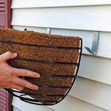 Hooks And Brackets Hooks For Vinyl Siding 2 Per Pack Wrought Iron Window Boxes Vinyl Siding Hooks Garage Decor