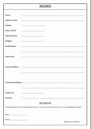 Biodata is an abbreviation for biographical data about the object. Minute Clinic Doctors Note Template Fresh Download Simple Job Biodata Format In Word Job Resume Bio Data For Marriage Biodata Format Bio Data